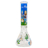 Rick N Morty War 14 Inches Glass Bong