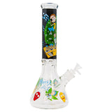 Rick N Morty Adventure 14 Inches Glass Bong
