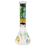 Rick N Morty Adventure 14 Inches Glass Bong