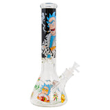 Rick N Morty Thug Life 14 Inches Glass Bong