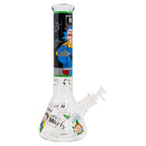 Rick N Morty Lab Experiment 14 Inches Glass Bong