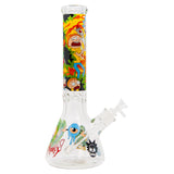 Rick N Morty Scientist 14 Inches Glass Bong