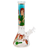 Rick N Morty 14 Inches Glass Bong
