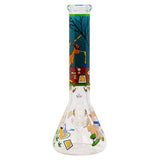 Rick N Morty 14 Inches Glass Bong