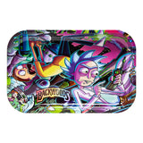 Rick And Morty Medium Rolling Tray With Lid