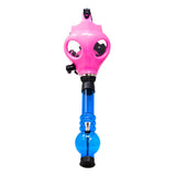 Pink Glow In Dark Gas Mask Bong