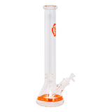 Orange Karma Series 9mm Thick Beaker 18 Inches Bong By Soul Glass