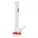 Red Karma Series 9mm Thick Beaker 18 Inches Bong By Soul Glass