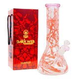 Pink Darkweb Series Spider Glass Beaker Bong 12 Inches