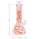 Pink Darkweb Series Spider Glass Beaker Bong 12 Inches