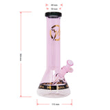 Pink Reborn Series 12 Inches Beaker Bong By Soul Glass