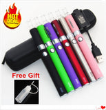 E Cigarettes EVOD MT3 Zipper Case Vape Starter Kit evod Vaporizer Pen 1100mah 510 Thread Battery MT3 Atomizer + USB Charger Kits