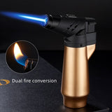 Butane Torch Lighter Refillable Adjustable Flame Lighter Kitchen Cooking Torch BBQ Ignition Picnic Tool Windproof Lighter