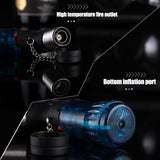 Butane Torch Lighter Refillable Adjustable Flame Lighter Kitchen Cooking Torch BBQ Ignition Picnic Tool Windproof Lighter