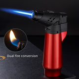 Butane Torch Lighter Refillable Adjustable Flame Lighter Kitchen Cooking Torch BBQ Ignition Picnic Tool Windproof Lighter