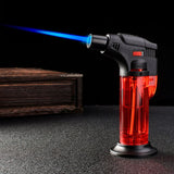 Butane Torch Lighter Refillable Adjustable Flame Lighter Kitchen Cooking Torch BBQ Ignition Picnic Tool Windproof Lighter