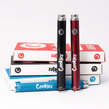Cookies Vape Pen Battery 350mah/900mah VV Preheat 3.3-4.8V Adjustable for 510 Thread Cartridge CC-ELL E-Cigarette Box Mod 18350