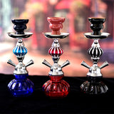 Double Hose Glass Hookah Set