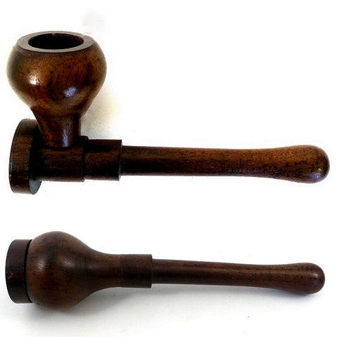 Hand Made Ferret Shaped wooden Pipe