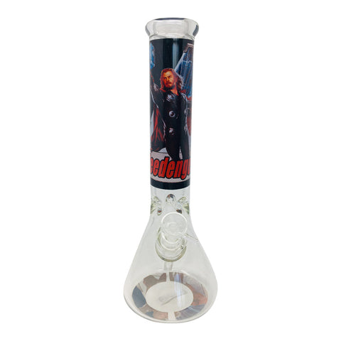 Weedengers God of Thunder 9mm Thick Glass Bong 14"