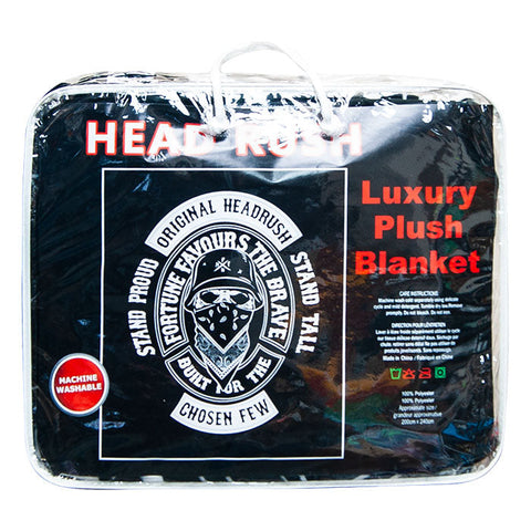 Head Rush Queen Size Plush Blanket