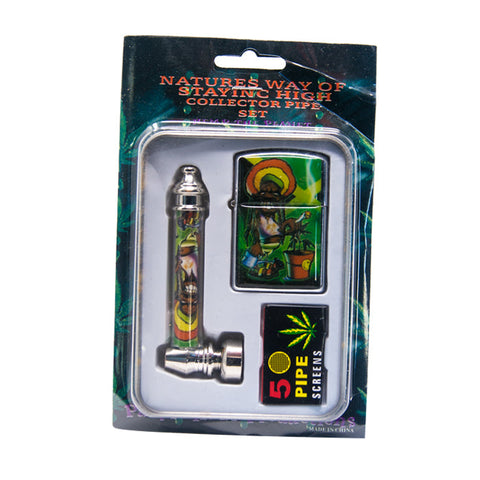 Collectors Pipe Set - Turban Man