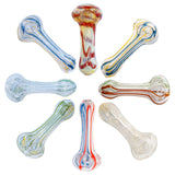Multi Color Inside Out Glass Smoking Pipe