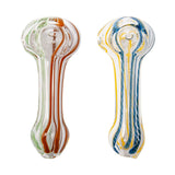 Multi Color Inside Out Glass Smoking Pipe