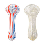 Multi Color Inside Out Glass Smoking Pipe