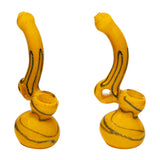 Frit Design Glass Bubbler 7 Inches