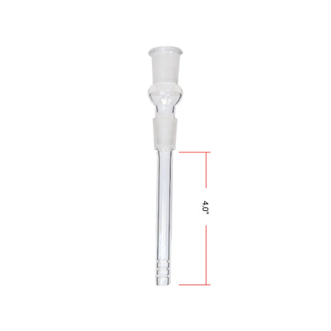 Plain Glass 4 Inches Down Stem With 14mm Joint