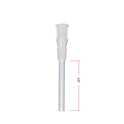 Plain Glass 4 Inches Down Stem With 19mm Joint