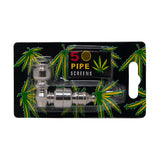 Heavy Aluminum Short Metal Pipe 3 Inches