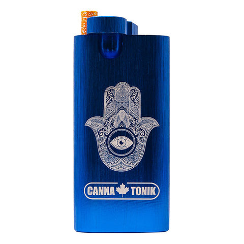 Blue Hamsa Aluminium Dugout 4 Inches