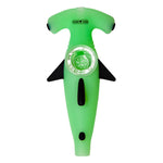 Shark Silicone Green Hand Pipe