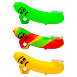 Banana Silicone Yellow Hand Pipe