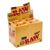 Raw Classic 300's Unrefined Rolling Paper 1.25