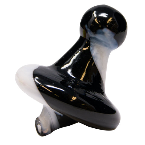 Black And White Glass Carb Cap