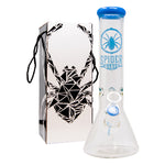 Sky Blue Spider Glass Bong 12 Inches