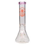 Pink Spider Glass Bong 12 Inches