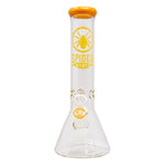 Yellow Spider Glass Bong 12 Inches