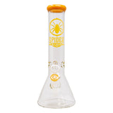 Yellow Spider Glass Bong 12 Inches