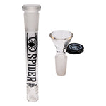 Yellow Spider Glass Bong 12 Inches