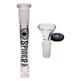Yellow Spider Glass Bong 12 Inches