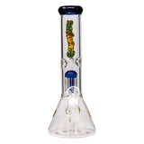 GanjaVibes Tree Percolator Blue Glass Bong 12 Inches