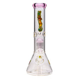 Ganjavibes Tree Percolator Pink Glass Bong 12 Inches