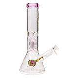 Ganjavibes Tree Percolator Pink Glass Bong 12 Inches