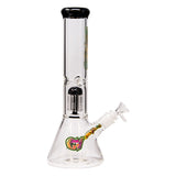Ganjavibes Tree Percolator Grey Glass Bong 12 Inches