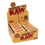RAW PERFORATED WIDE TIPS 50 PER BOX
