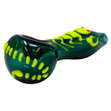 Light Green Scorpion Glow in the Dark Pipe